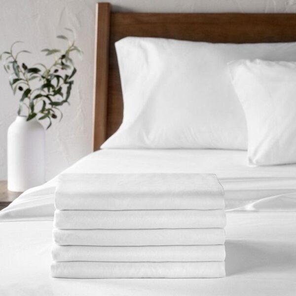 white bedsheet